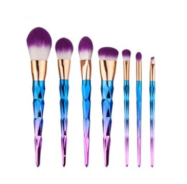 7 makeup brushes, makeup tools, diamond makeup brush