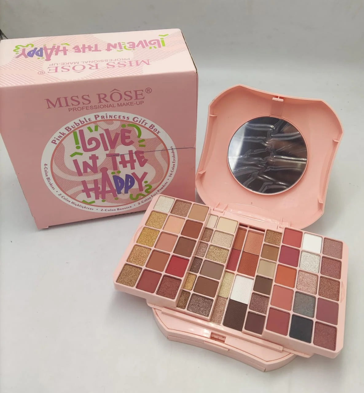 Eyeshadow Palette with Retractable Mirror